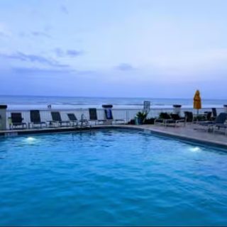 Pool at dusk thumbnail